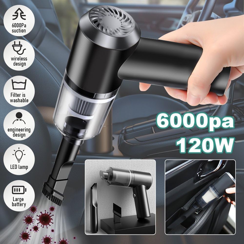 Portable 2-in-1 Vacuum Cleaner